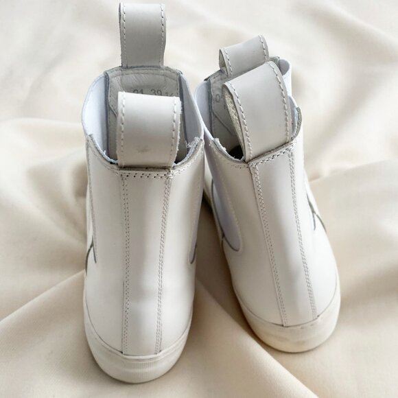 Sofie D'Hoore White Sneaker/Boots, size 39.5 - Picture 2 of 9